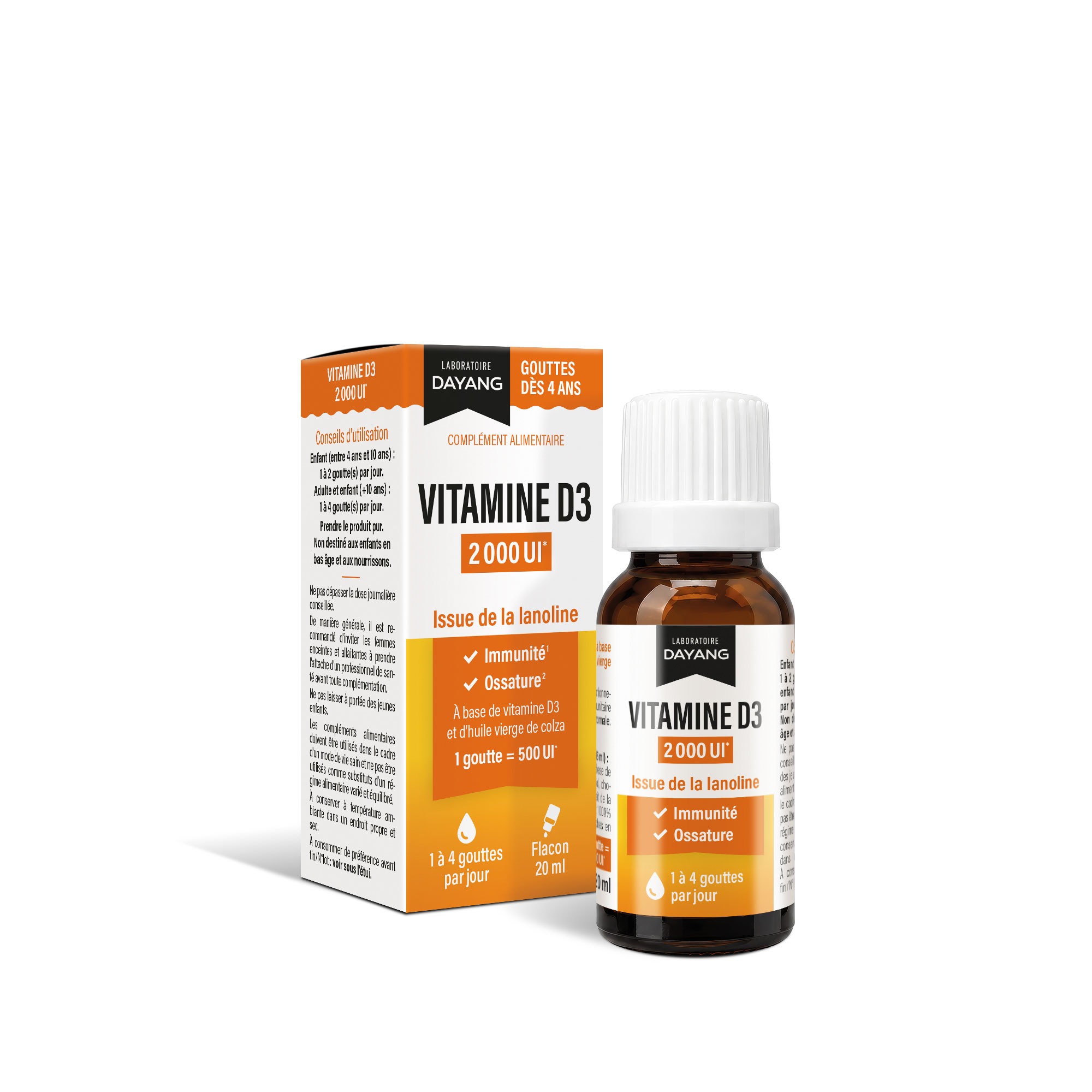 Vitamine D3 2000 UI 1